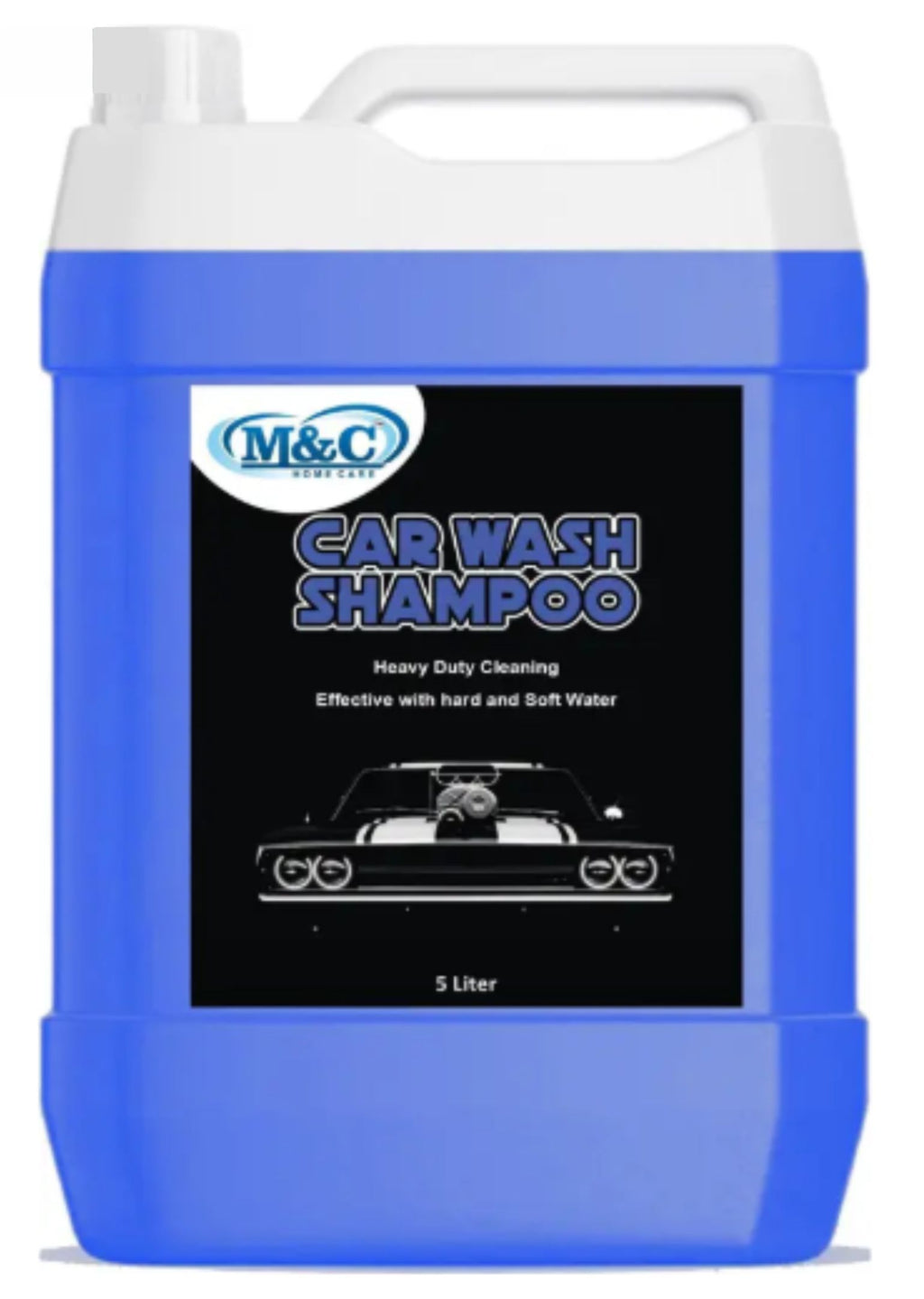 M&C Shampoo , PH Neutral Formula For Spot Free Cleaning With Extra Foam Booster. Car Washing Liquid (5000 ml)