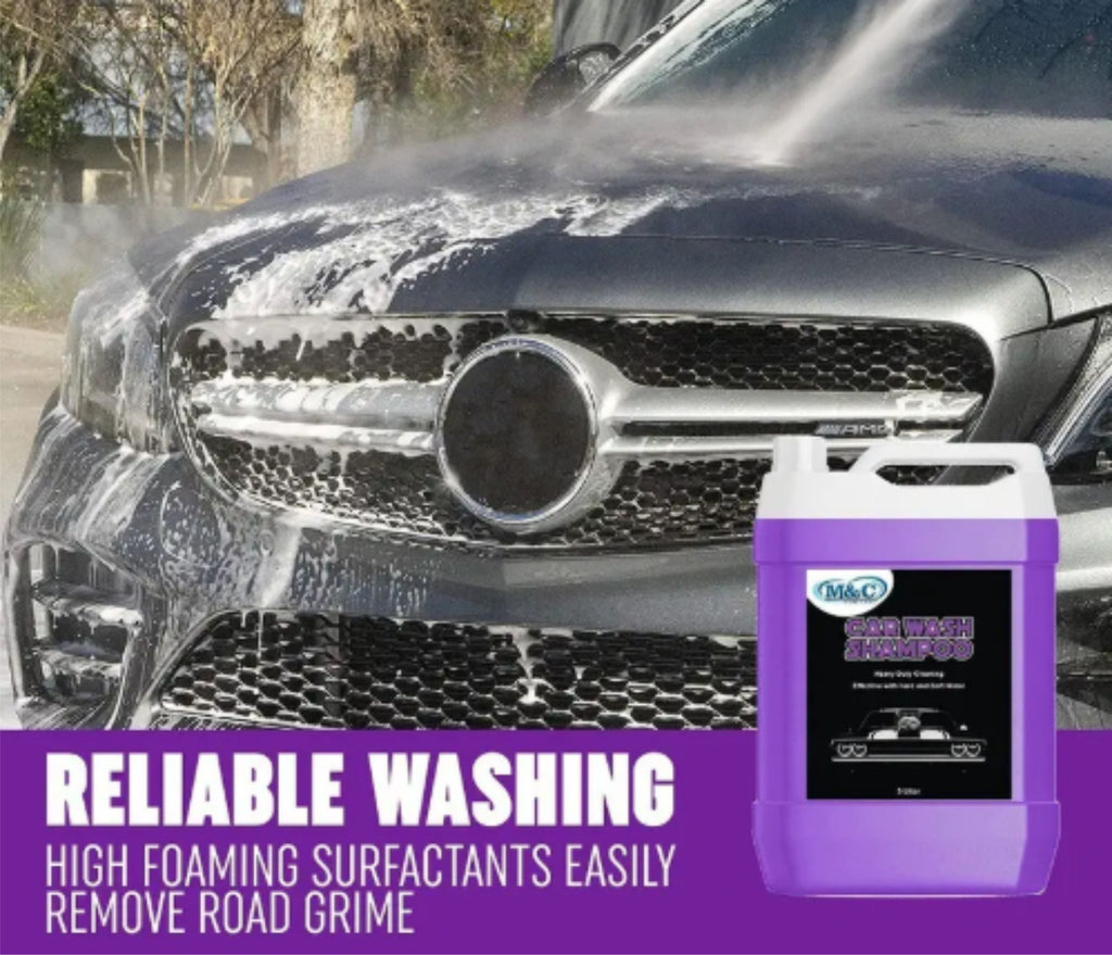 M&C High Foam Car Shampoo Car Washing Liquid(5L+5L) Car Washing Liquid (10000 ml)