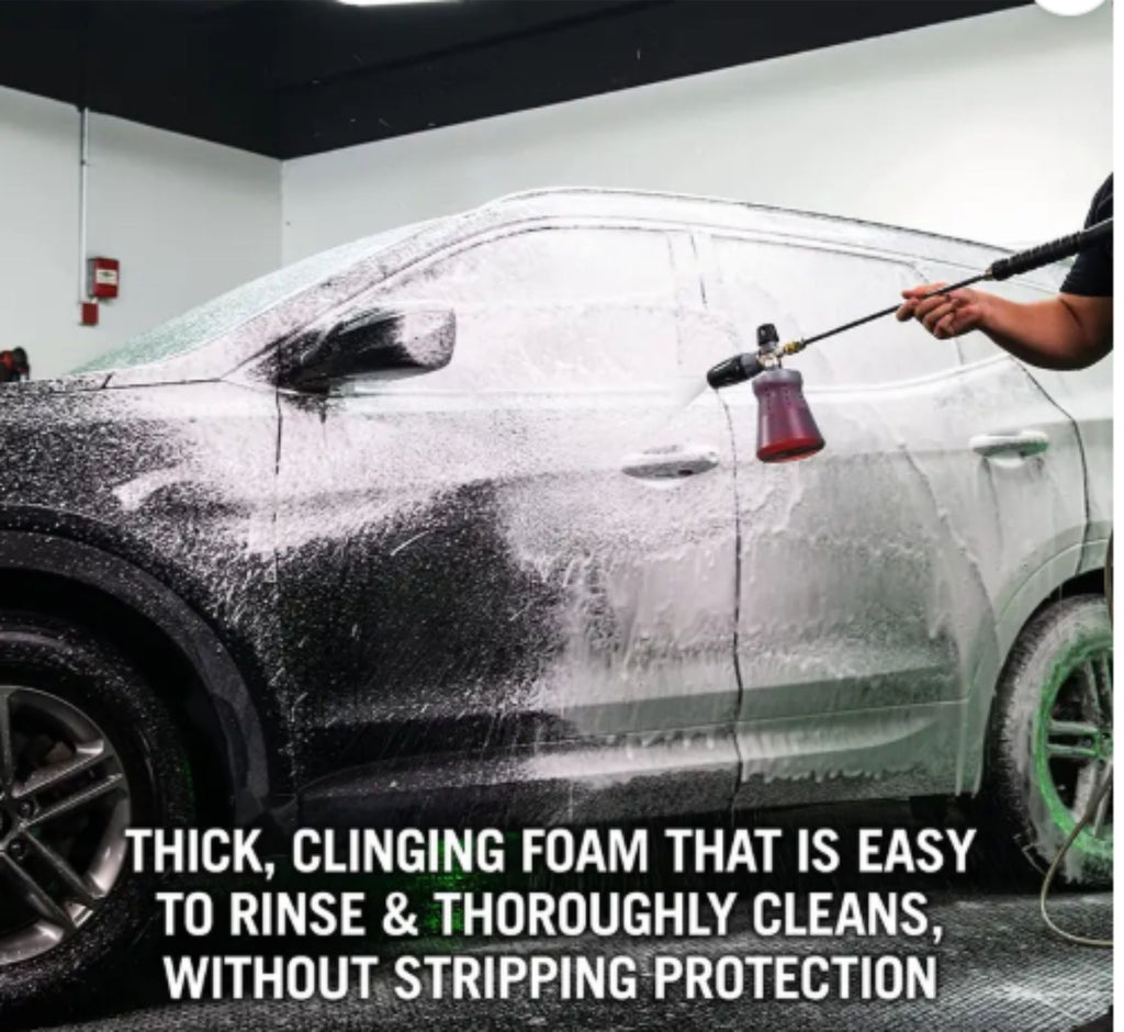 M&C Shampoo , PH Neutral Formula For Spot Free Cleaning With Extra Foam Booster. Car Washing Liquid (5000 ml)